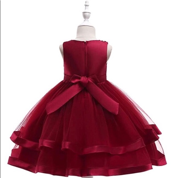 Sale🚨NWT Beautiful Burgundy Holiday Dress - Picture 3 of 8